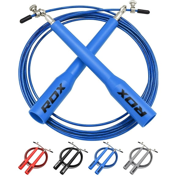 RDX Skipping Rope Adjustable Steel Gym Jump Speed Lose Weight Gymnastics Fitness MMA Boxing Jumping Metal Cable Exercise Training Workout