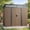 6 x 4 Brown, variant on 6x4 ft Outdoor Storage Shed with Double Lockable Doors - Weather-Resistant Garden Shed in Gray