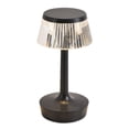 thumbnail image 2 of Lámparas de mesa de cristal acrílico, lámpara de decoración de luces de escritorio de mesita de noche USB para Negro, 2 of 9