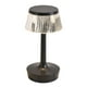 thumbnail image 2 of Lámpara de mesa de cristal moderna Zulema Lámpara de escritorio de acrílico Negro, 2 of 8
