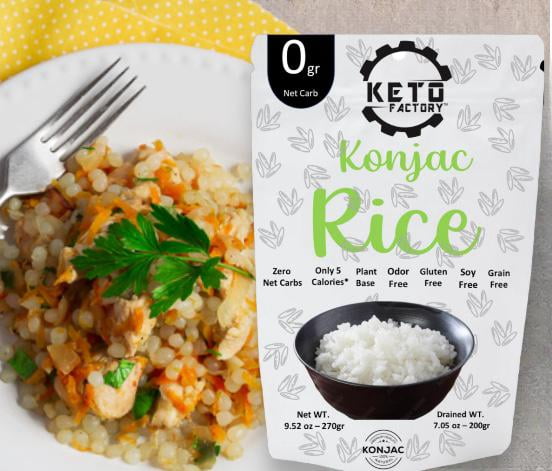 Better Than Rice - Zero Carb Konjac 'Rice', 15 Pack, Keto, Paleo, Vegan, Low Calorie (9kcal/100g)-446459