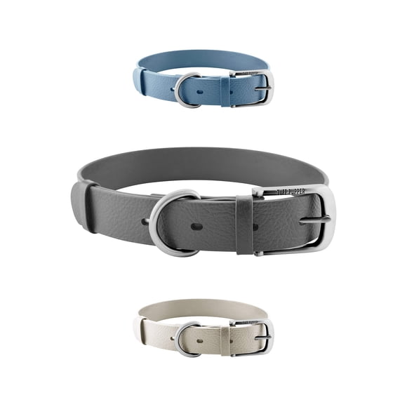 Tuff Pupper Classic Heavy Duty Dog Collar | 10x Stronger Than Leather | 100% Waterproof & Odor Proof Dog Collar | Tough Rust-Proof All Metal Hardware