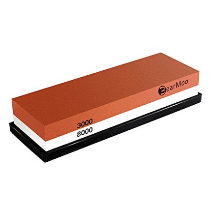 Durable Grindstone 3000/8000 Dual Sided Grit Knife Sharpener Sharpening Wet Stone Non-slip Grindstone
