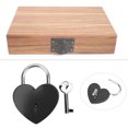 thumbnail image 4 of PadlockHeart Lock Metal Colorful Household Supplies Heart Lock Next-Gen Design, 4 of 5