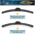thumbnail image 3 of SOCOOL 26Inch & 22Inch Windshield Wiper Blades Fit For Toyota Sequoia 2013 26"+22", Pack of 2 with Accessories, for Car Driver and Passenger, 3 of 6