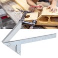 thumbnail image 4 of Center Gauge, Stainless Steel Wide Use Centers Finder 100x70mm Accurate Line Ruler  For Measuring, 4 of 8