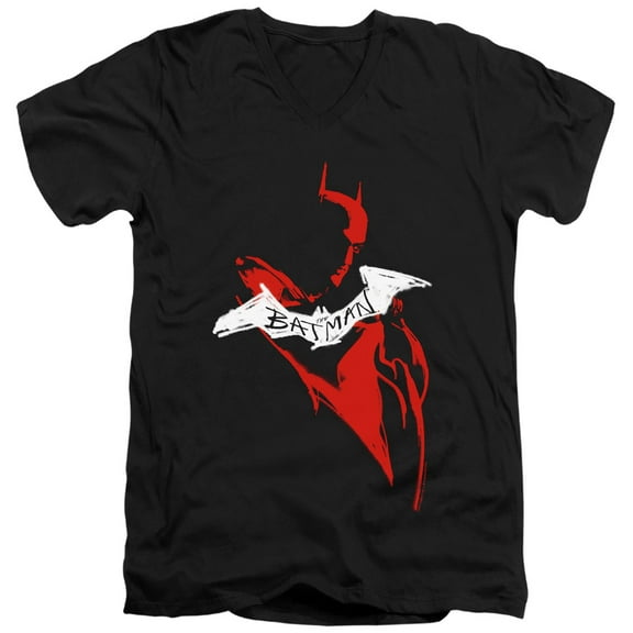 The Batman (2022) Hand Drawn Silhouette Unisex Adult V-Neck T Shirt