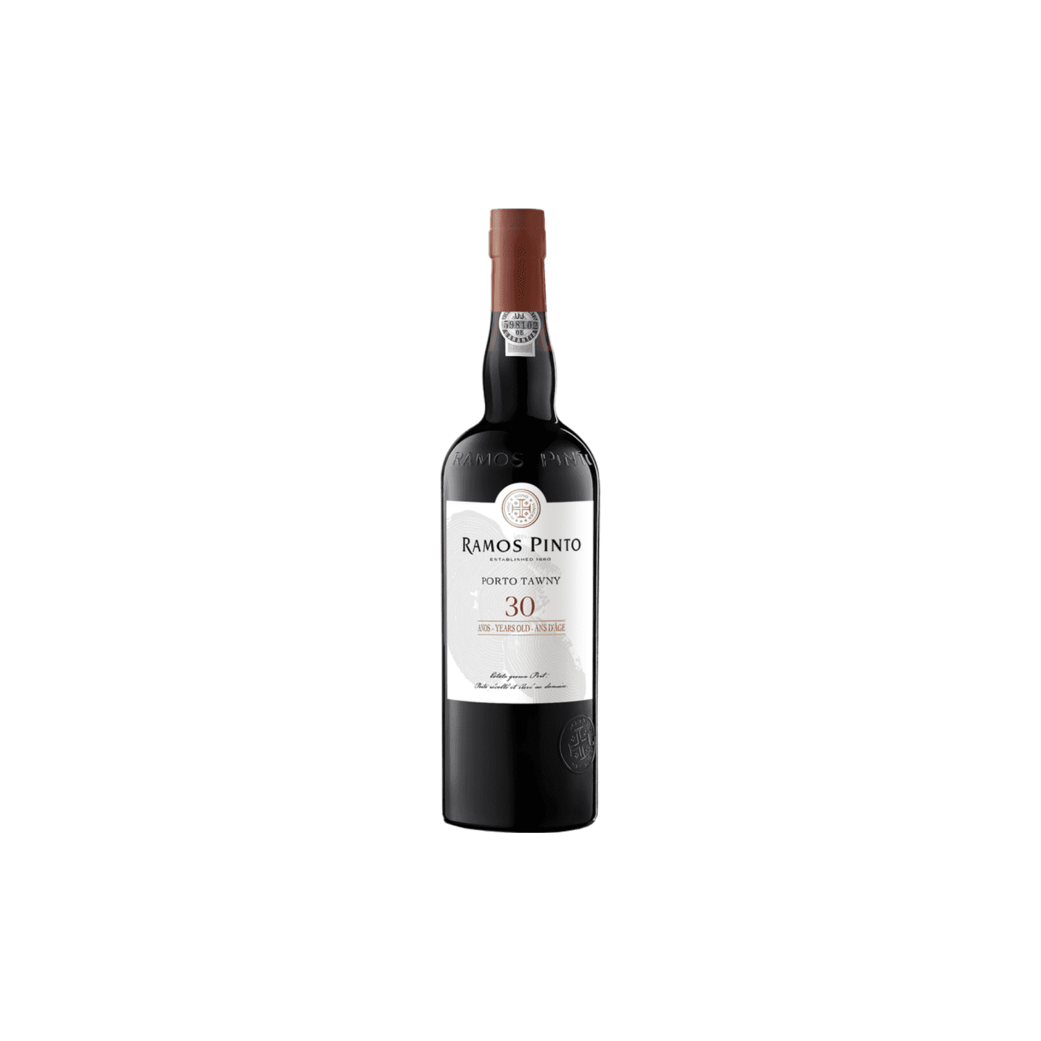 Ramos Pinto 30-Year Tawny Doux Fortified Wines Port, 750 ml Glass Bottle Douro Valley 20% ABV