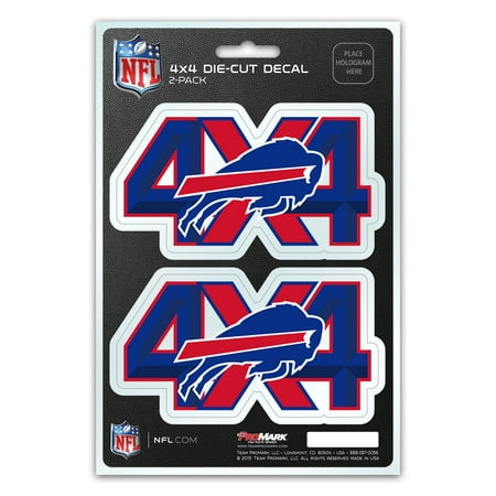 - Buffalo Bills 4X4 Team Decal 2-Pack Set - No Size