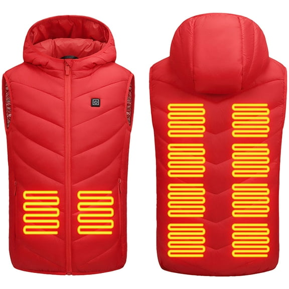 Gubotare Puffer Vest Girls Boys Girls Lightweight Down Vest, Winter Warm Zip Up Sleeveless Vest, Water-Resistant Packable Puffer Jacket Size 9-10 (Red,9-10 Years)