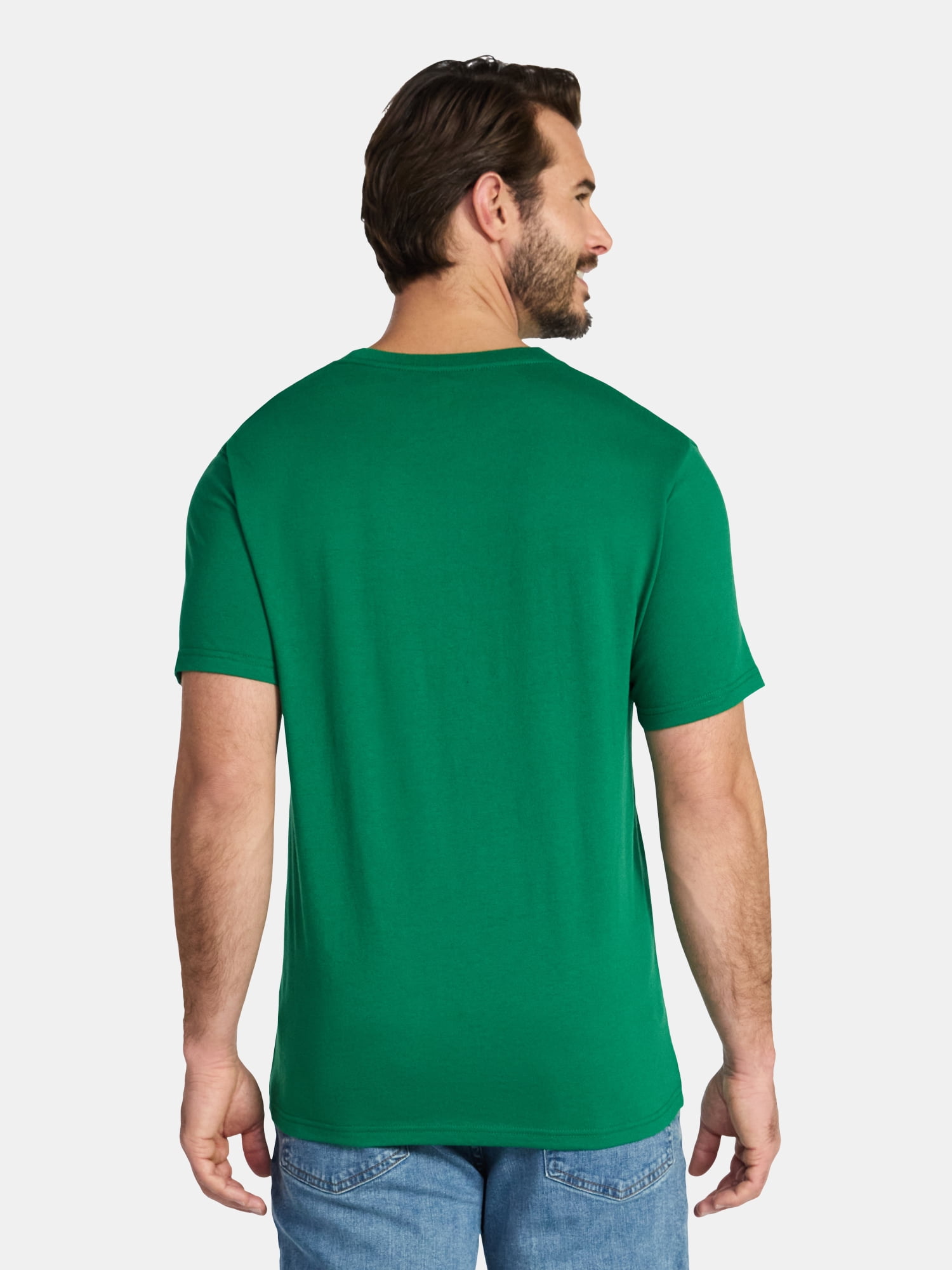 Saint Patrick's Day Men's Green Shirt Smooth Graphic Tee by Way to Celebrate, Sizes XS-5XL