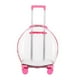 thumbnail image 1 of Cat Trolley Case Carrier Bag, Pet Bubble bag case para pequeño, transparente Rosa jinwen Caja de la carretilla, 1 of 8