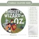 thumbnail image 2 of El maravilloso mago de Oz-theme Fitted Round Tablecloths Elastic Edged Table Covers Waterproof Table Cloth for Kitchen Holiday Party Tables Decor 120cm, 2 of 6
