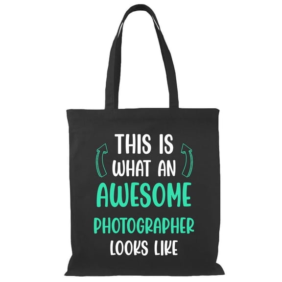 Awesome Photographer Looks Like Tote Bag - Smartprints Designs, One Size Cotton Canvas Tote Bag