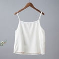 thumbnail image 4 of Tank Tops for Women BWASD Retro Embroidered Loose Fit Camisole Tops Adjustable Thin Straps Lightweight Breathable Casual Trendy Vacation Blouse Summer White M-XXXL, 4 of 6