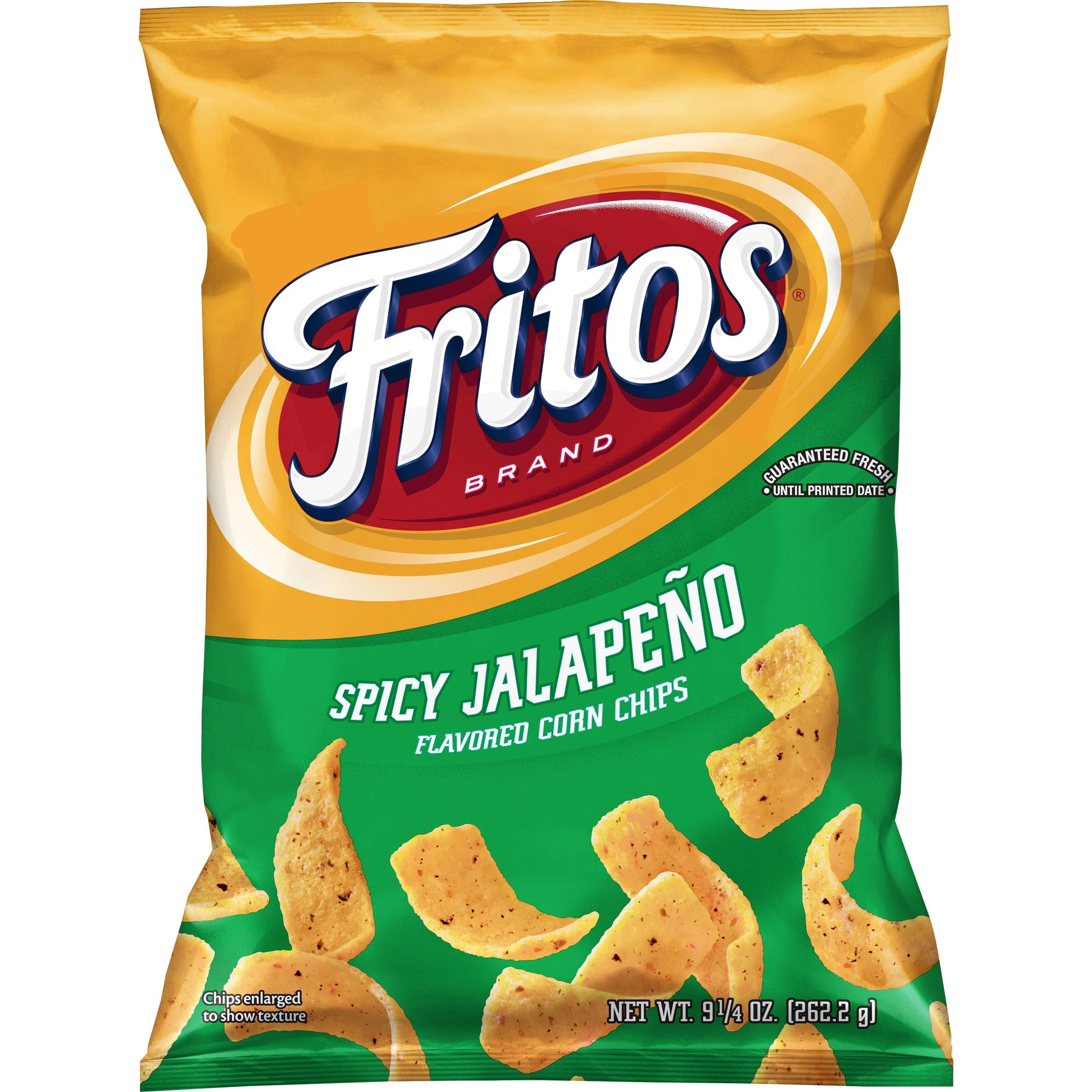 Fritos Spicy Jalape Flavored Corn Chips, 9.25 Oz.