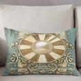 thumbnail image 3 of Vintage Golden Art Throw Pillow Cover 20 x 36 Inch Decorative Pillow Cover Retro Abstract Art Lumbar Pillowcase Seasonal Rectangle Cushion Case for Couch Sofa Bed Living Room, 3 of 7