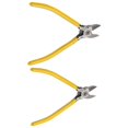 thumbnail image 5 of Flush Cut Side Cutter Diagonal Cutting Plier Wire Cable Nippers For Copper Wires And Precision Parts 5 Yellow Handle 6Inch Smile Home, 5 of 6