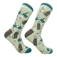 thumbnail image 1 of Men's This Is How I Roll Socks Funny Golf Cart Golfing Lovers Footwear, 1 of 4