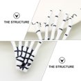 thumbnail image 3 of BESTYASH White Plastic Hand Skeleton Hair Clip 4Set For Cosplay And Photography, 3 of 8