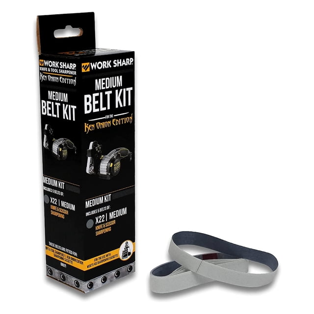 Kit de correas Work Sharp WSSAKO81119 de grano medio para Ken Onion