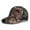 Red, variant on Coffee Sequined Snapback Oversize Baseball Cap Cotton Classic Adjustable Size for All Seasons One Size