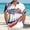 White, variant on USA 250th Anniversary T-Shirt, 4th of July Hawaiian Shirt , America 1776, 2026 USA 250th Anniversary Shirt Celebration