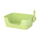 thumbnail image 1 of Bandeja de arena para mascotas con parte abierta, caja de arena antisalpicaduras para gatos, lados altos con cuchara para todo tipo de arena Verde, 1 of 8