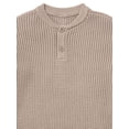 thumbnail image 3 of Modern Moments by Gerber Toddler Boy Waffle Henley Sweater Knit, 12 Months - 5T, 3 of 6