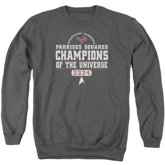 Star Trek Champions Adult Crewneck Sweatshirt Charcoal