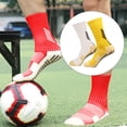 thumbnail image 5 of Desiderio 2 pares de calcetines deportivos antideslizantes para niños con agarre de goma antideslizante para fútbol, rugby, baloncesto, correr, yoga, 5 of 5