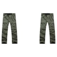 thumbnail image 3 of Pantalones de verano 2 en 1 Sonducket para hombre con bolsillos laterales Senderismo Viajar Camping desmontables Verde XXXL 2piezas, 3 of 4