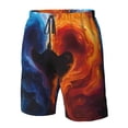 thumbnail image 4 of Vsdgher Red And Blue Abstract Men's Beach Shorts, Surfing shorts, Swim trunks, Quick Dry Swim Trunks for Surfing Beach Fun -Medium, 4 of 6