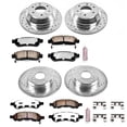 thumbnail image 3 of PowerStop Front and Rear Z36 Truck & Tow Carbon-Fiber Ceramic Brake Pad and Drilled and Slotted Rotor Kit Fits: BUICK CHEVROLET GMC ISUZU Select Models K2085-36, 3 of 3