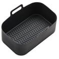 thumbnail image 2 of TidBay Friteuses à Air Chaud Poêle Pratique Bonne Résistance Réutilisable Doublure de Pot en Silicone Plateau Fourniture Ménagère, 2 of 8