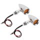 thumbnail image 1 of Motorcycle Retro Style Bullet LED Turn Signal Lamp Flashlight Fit for Honda, 1 of 3