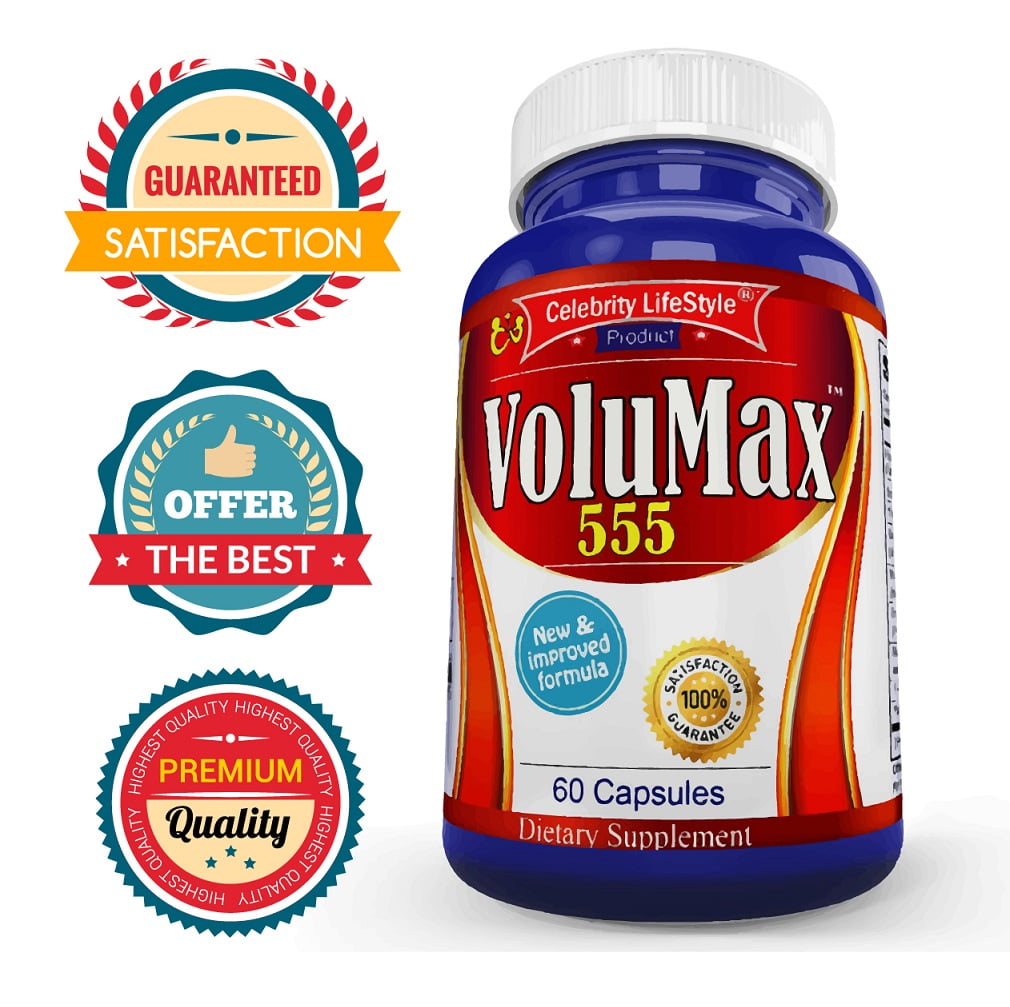 VoluMax 555 Sexual Enhancement Pills for Men, Testosterone Booster, Support Male Physical and Sexual Health by Celebrity LifeStyle