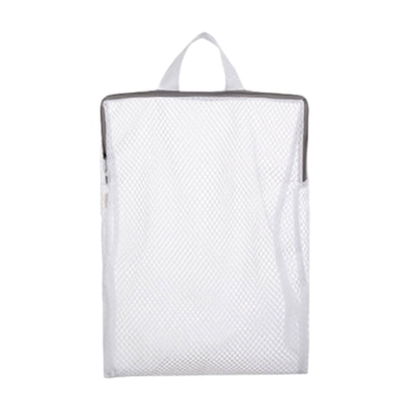 SouMaox Mesh Laundry Bags, Tear Resistant Polyester, Auto Locking Zipper, Delicates Washing Sorting, for Home Apartment Dormitory Travel