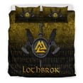 thumbnail image 2 of Juego de Cama Vikingo Ragnar Lothbrok Ragnar Lodbrok Guerrero Vikingo Versión Oro, 2 of 5