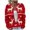 Red ②, variant on Dvprdro Women Christmas Print Sweaters Plus Size Button Down Cardigan Casual Long Sleeve Knit Sweater Coat Jackets for Women