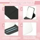 thumbnail image 3 of Espejo de bolsillo rectangular pequeño Uxcell para bolso, espejo compacto de maquillaje de 4.33 x 2.76 pulgadas con funda de cuero, espejo de viaje de mano para mujeres, niñas, bolso, regalo (Rojo), 3 of 7