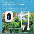 thumbnail image 2 of Battery Operated Aquarium Air Pump, Silent Rechargeable Portable Fish Air Pump, 2 of 5