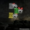 thumbnail image 3 of Glowneon HoHoHo Paw Dog Neon Sign, HoHoHo Christmas Led Sign, Merry Christmas Neon Light, 3 of 5