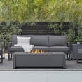 thumbnail image 2 of Real Flame Keenan 52" Rectangle Metal Propane Fire Pit Table in Gray, 2 of 3