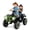 Green, variant on OLAKIDS 2 Seater 24V Ride on Car, 4WD Kids ATV Quad with LED Lights, Power Display, Bluetooth, Spring Suspension, Electric 4 Wheeler for Boys Girls Aged 3+ Years