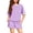 Light Purple, variant on Grblisyd Girls Summer Outfits 2 Piece Short Sleeve T Shirts Top and Elastic Waist Shorts Clothing Sets with Pockets