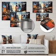 thumbnail image 4 of Designart "Pop Art Philadelphia II" Cityscapes Metal Wall Art Prints, 4 of 5