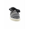 thumbnail image 3 of Moca Slip-On Lace Up Sneaker Perforated Breathable Mesh /w Braided Rope Design Summer-21, Black 8 F US, 3 of 4