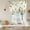 Beige, variant on Fall Green Pumpkins Tie Up Curtains for Windows, Balloon Window Shades, Thanksgiving Eucalyptus Leaf Flower Berries Kitchen Window Treatments Roll Up Curtain for Basement/Nursery 52"x45"