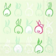 Boston International L000130 Paper Lunch Napkins Pack of 20 - Bunny Tails - case of 3